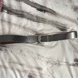 Women’s Dark Grey Metallic Michael Kors Belt
